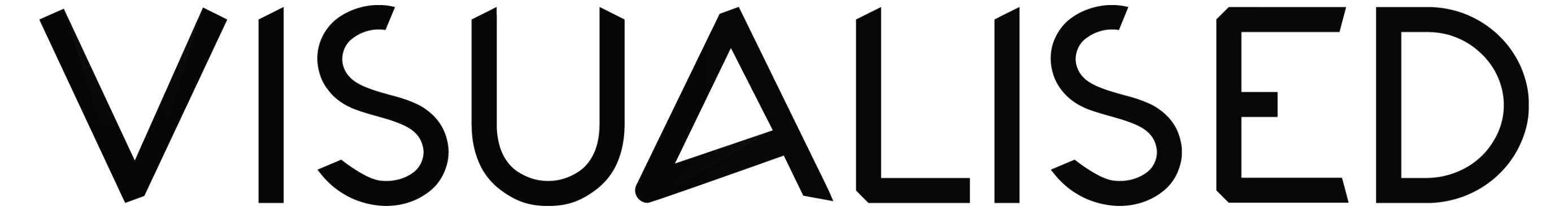 visualised logo black